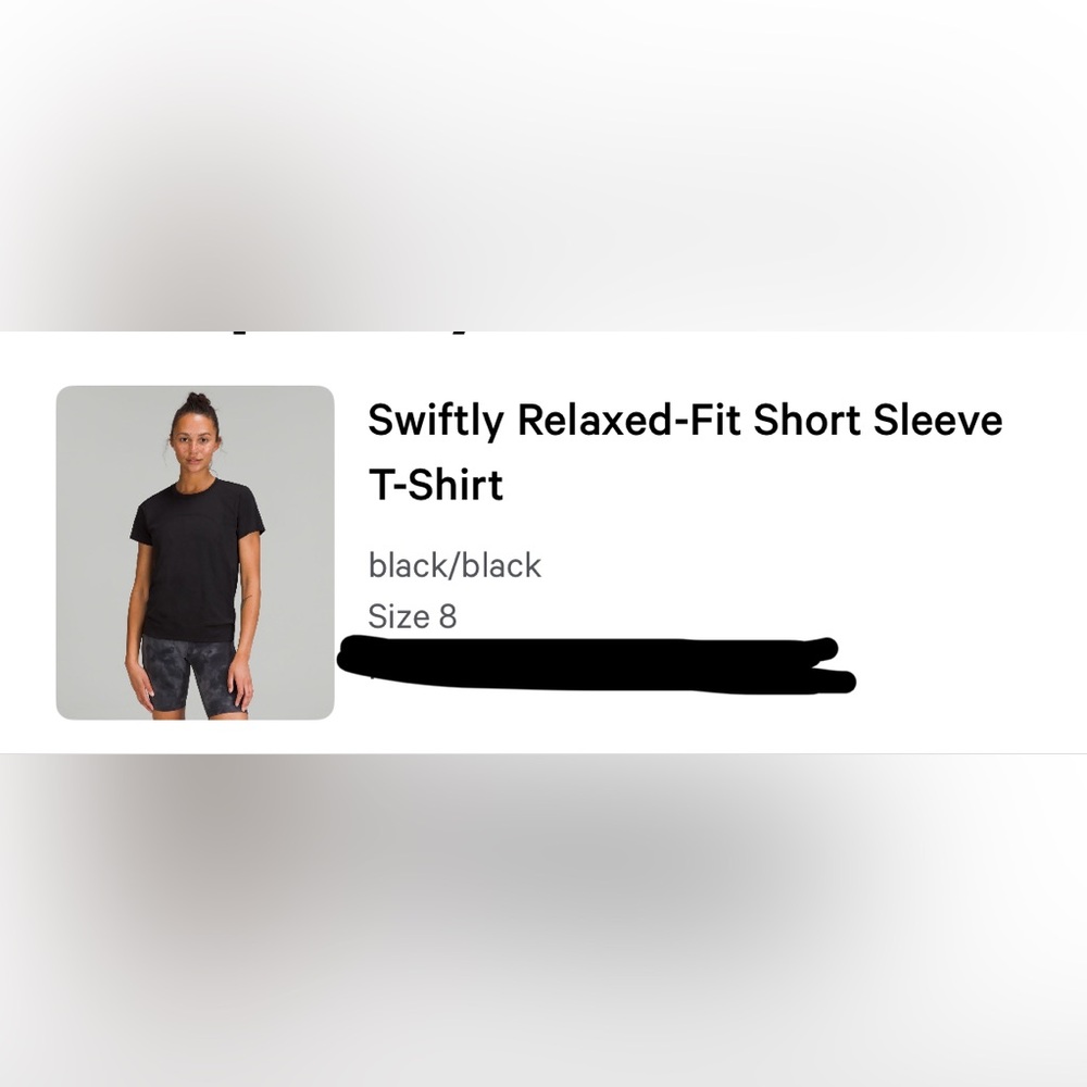 🖤✔️ LULULEMON SWIFTLY RELAXED FIT ✔️🖤